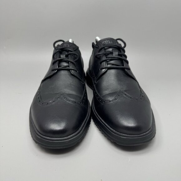 Cole Haan Grand+ Wingtip Oxford Men’s Size 10 Black Leather Comfort Shoes C36938 main image 5